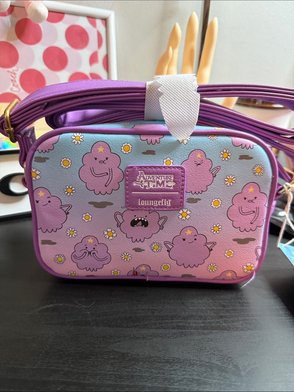 Loungefly x Adventure Time Lumpy Space Princess Crossbody Bag - Purple